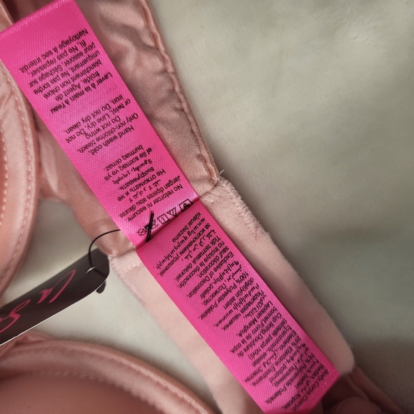 LaSenza Comfort Push Up Pink Satin Bra. 36B - Picture 5 of 10